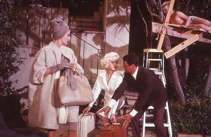 Marilyn Monroe With Co Stars Dean Martin And Cyd Charisse In Something S Got To Give 1962